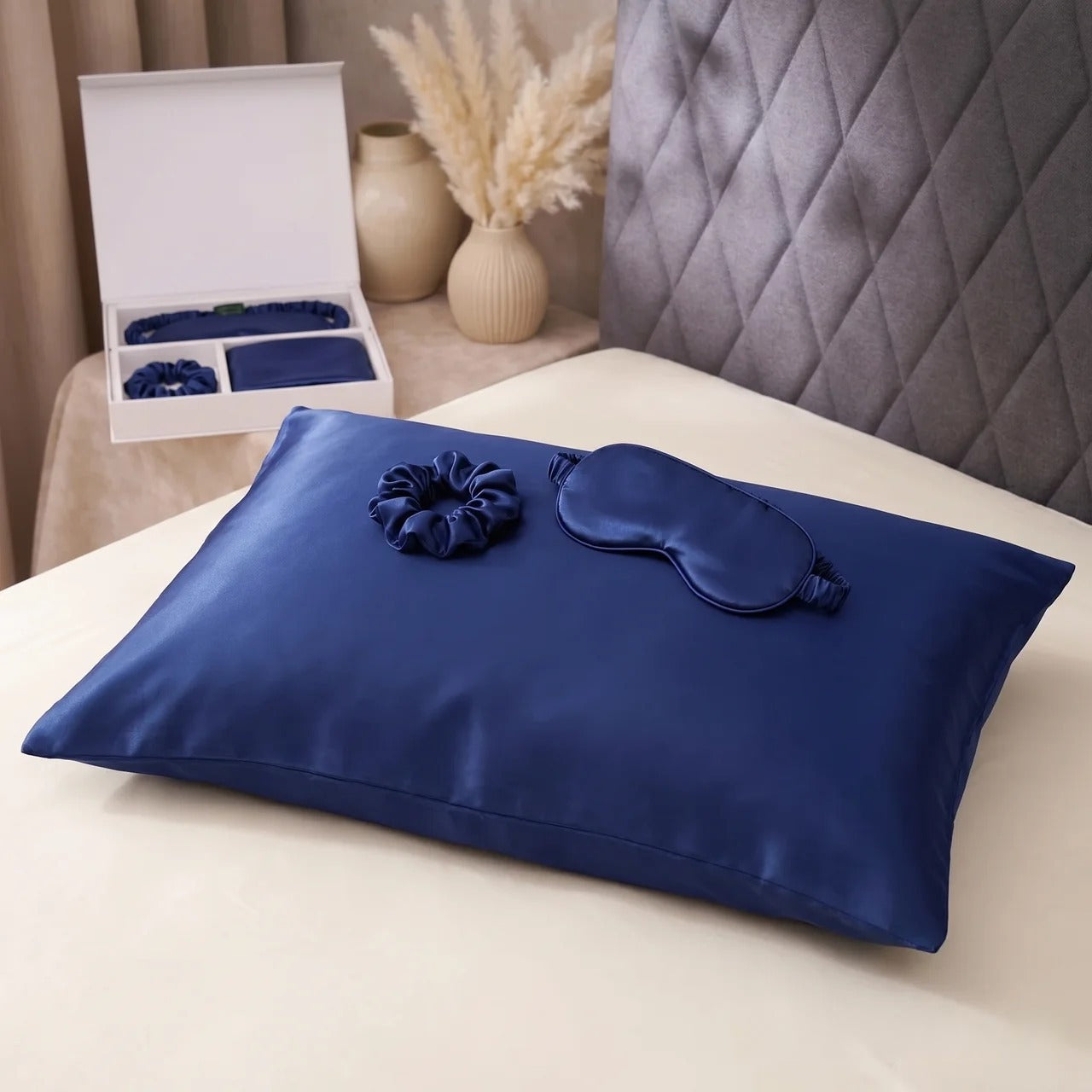Coffret Sommeil en Soie de Mûrier Pure - Maison Elena
