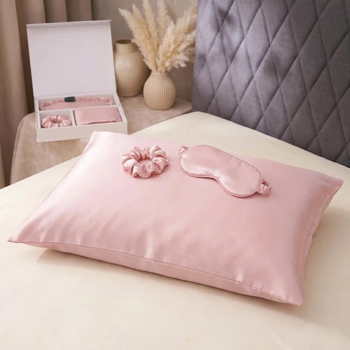 Coffret Sommeil en Soie de Mûrier Pure - Maison Elena