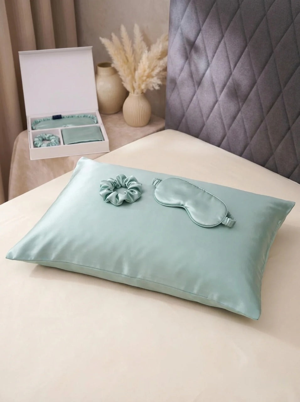 Coffret Sommeil en Soie de Mûrier Pure - Maison Elena